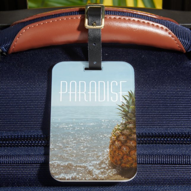 Etiqueta Para Maletas Piña (Anverso In situ 2)