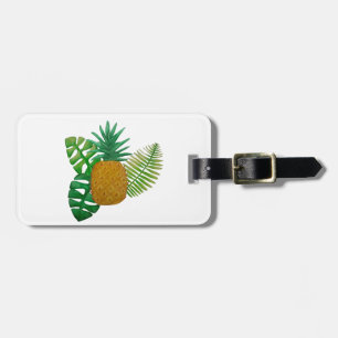Etiqueta Para Maletas Piña tropical