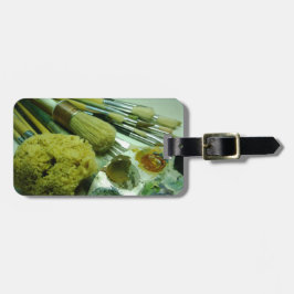 Etiqueta Para Maletas Pinceles y pintura