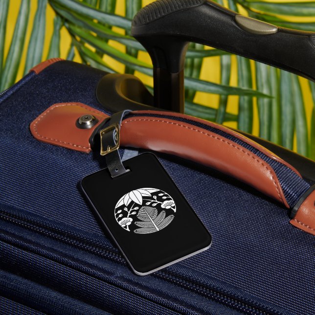 Etiqueta Para Maletas Pine bamboo ume (Anverso In situ 1)