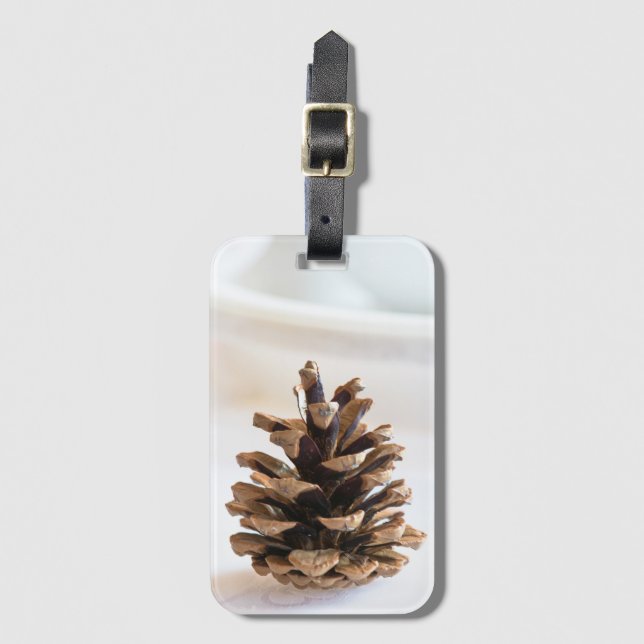 Etiqueta Para Maletas Pinecona (Anverso vertical)