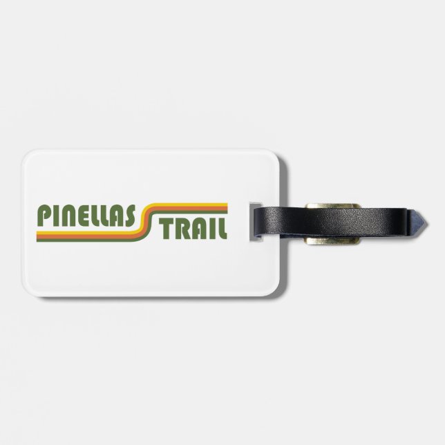 Etiqueta Para Maletas Pinellas Trail Florida (Atrás Horizontal)