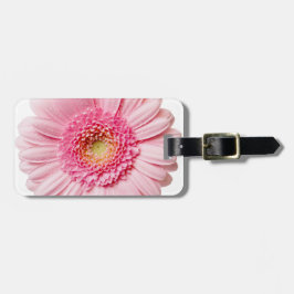 Etiqueta Para Maletas Pink Gerbera Daisy
