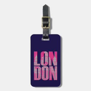 Etiqueta Para Maletas Pink London