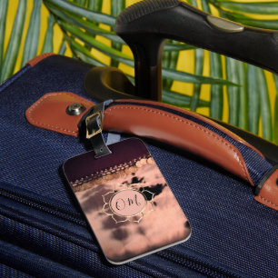 Etiqueta Para Maletas Pink Rubor Tie Dye OM Lotus