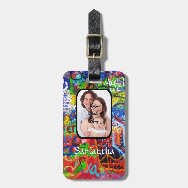 Etiqueta Para Maletas Pintada personalizada (Frente Vertical)