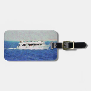 Etiqueta Para Maletas Pintura de barco