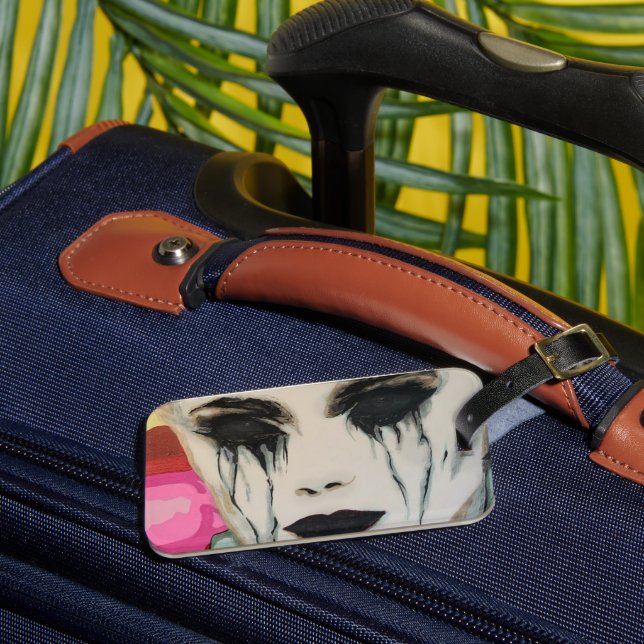 Etiqueta Para Maletas Pintura de ‘El Chill’ en un (Anverso In situ 3)