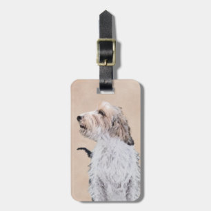 Etiqueta Para Maletas Pintura Petit Basset Griffon Vendéen - Arte de per