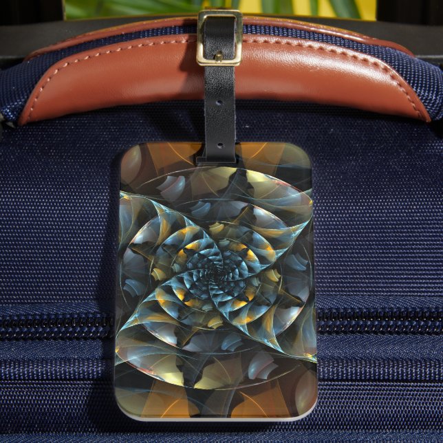 Etiqueta Para Maletas PinWheeler Abstract Art (Anverso In situ 2)