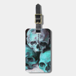 Etiqueta Para Maletas Pirámide de las calaveras después de Cezanne