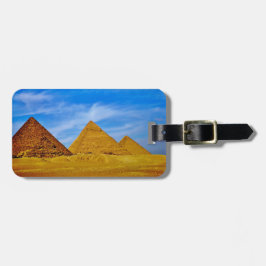 Etiqueta Para Maletas Pirámides de Giza