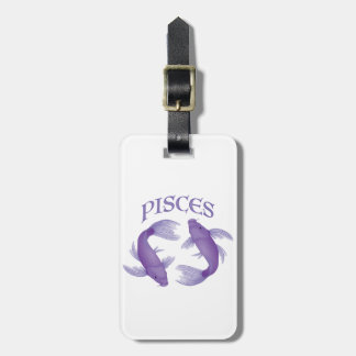 Etiqueta Para Maletas Piscis