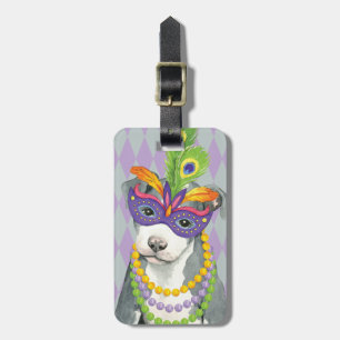 Etiqueta Para Maletas Pitbull del carnaval