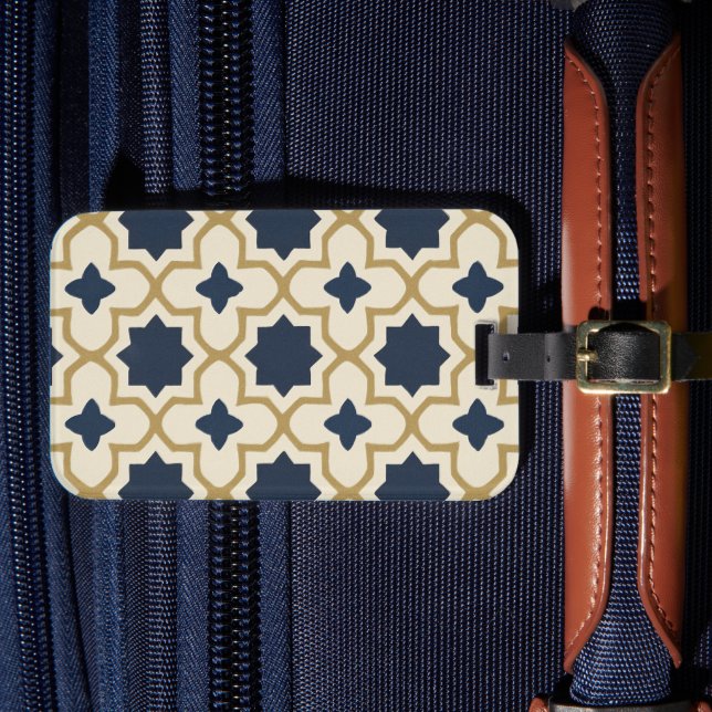Etiqueta Para Maletas Pixel Bloom (Anverso In Situ 4)