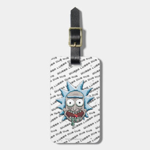 Etiqueta Para Maletas Pixelverse Rick Drooling Head