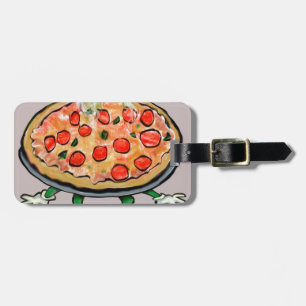 Etiqueta Para Maletas Pizza