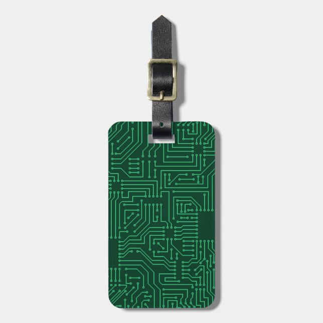 Etiqueta Para Maletas Placa de circuito del ordenador (Frente Vertical)