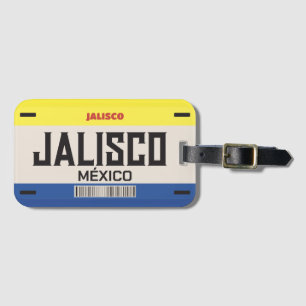 Etiqueta Para Maletas Placa de licencia personalizada de la ciudad de Ja