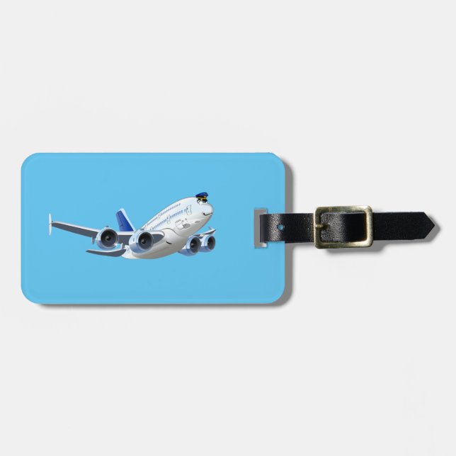 Etiqueta Para Maletas plano personalizado (Frente Horizontal)