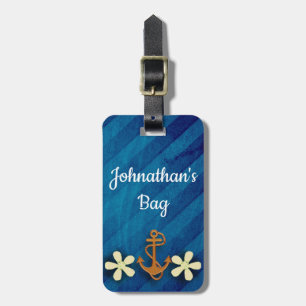 Etiqueta Para Maletas Plantilla de anclaje náutico