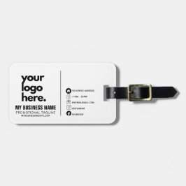 Etiqueta Para Maletas Plantillas de logotipo de diseño de tarjetas de vi