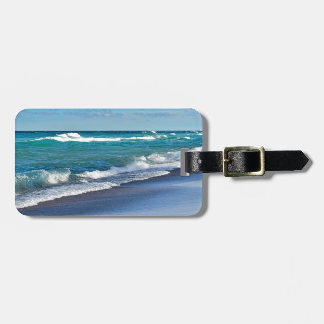 Etiqueta Para Maletas Playa (Frente Horizontal)