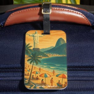 Etiqueta Para Maletas Playa de Copacabana Brasil