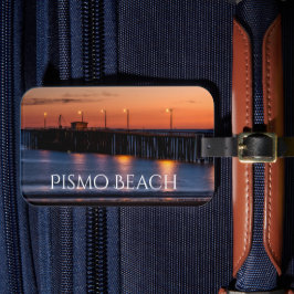 Etiqueta Para Maletas Playa de Pismo Escenario