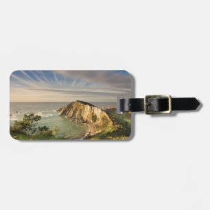 Etiqueta Para Maletas Playa del Silencio España estilizada