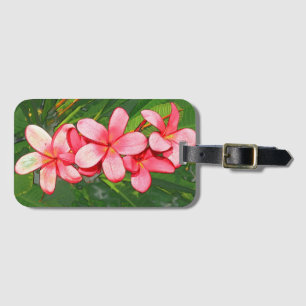 Etiqueta Para Maletas Plumerias