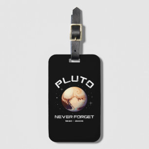 Etiqueta Para Maletas Plutón Nunca Olvides