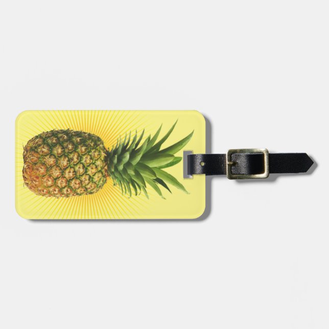 Etiqueta Para Maletas Poder de la piña (Frente Horizontal)