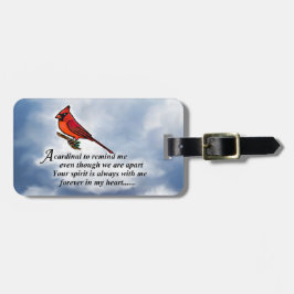 Etiqueta Para Maletas Poema conmemorativo cardinal