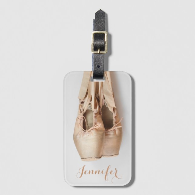 Etiqueta Para Maletas Pointe Shoes (Anverso vertical)