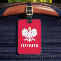 Polonia Nombre personalizado Polska Red Eagle Blan