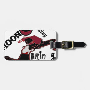 Etiqueta Para Maletas Ponlo en marcha - Navidades lúdicos y mashup espac