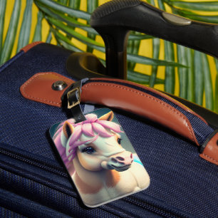 Etiqueta Para Maletas Pony Espíritu 3D 1