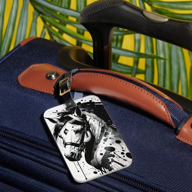 Etiqueta Para Maletas Pony espiritual 10 (Anverso In situ 1)