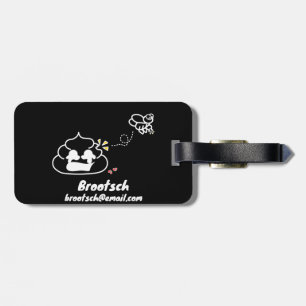 Etiqueta Para Maletas Poop desolado - Brootsch the PooPoo