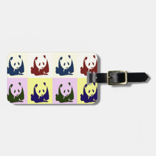 Etiqueta Para Maletas Pop Art Baby Pandas