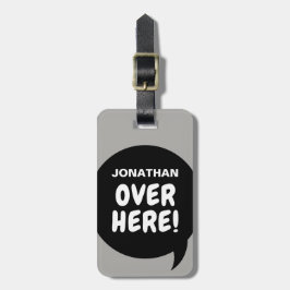 Etiqueta Para Maletas ¡Por Aquí! (Personalizable)