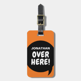 Etiqueta Para Maletas ¡Por Aquí! (Personalizable)