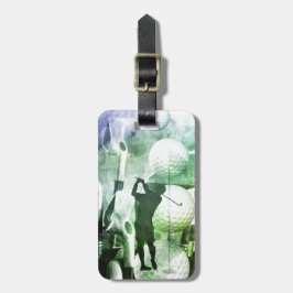 Etiqueta Para Maletas ¡Pore! Golf de Mens