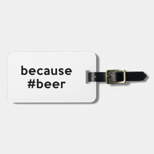 Etiqueta Para Maletas Porque Cerveza
