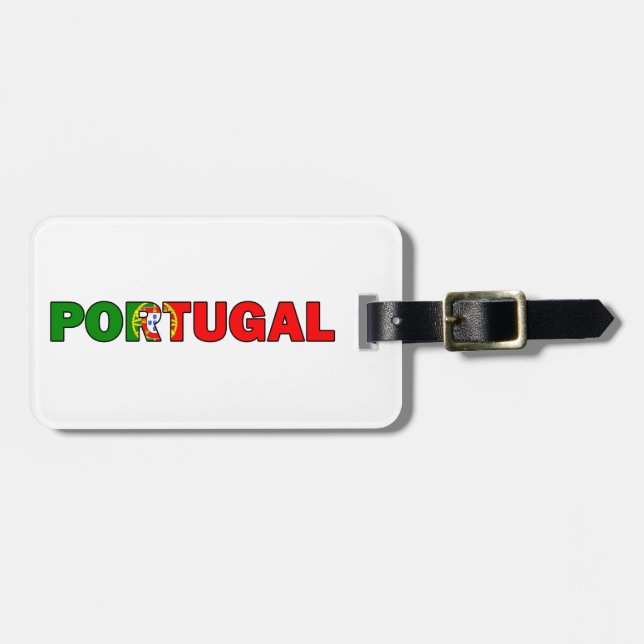 Etiqueta Para Maletas Portugal (Frente Horizontal)