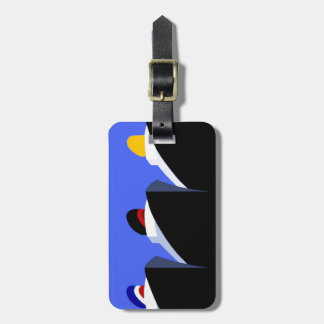 Etiqueta Para Maletas Poster Art Deco de los buques de crucero de época