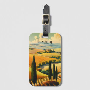 Etiqueta Para Maletas Poster de Viajes Vintage Toscana