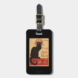 Etiqueta Para Maletas Poster Noir del promo del gato negro de la