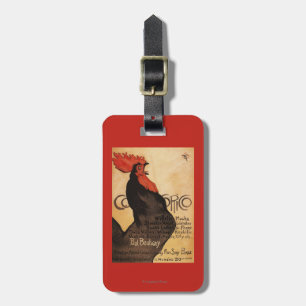 Etiqueta Para Maletas Poster promocional del gallo periódico de Cocorico